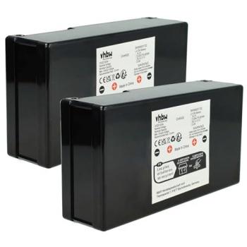 Pack de 2 batteries vhbw pour Tech Line D7, DZ2, BZ3, DZ3 (3000mAh, 25,2V, Li-ion)