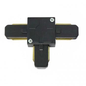LEDBOX Unión T carril monofásico, negro