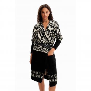 Cardigan lungo oversize multicolore M. Christian Lacroix