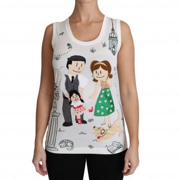 D&G Family Classic White Tank Top