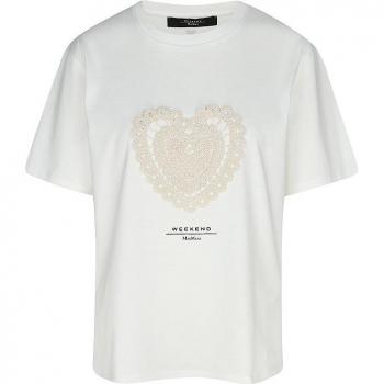 Max Mara Stylish T-Shirt for Men, White, Size L