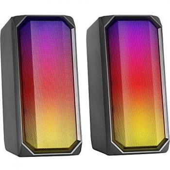 Mars Gaming Speaker RGB 15 W Wireless e Cablato Nero