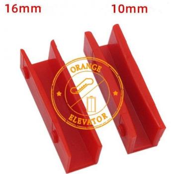 Elevator Guide Shoe Insert L100mm 16mm Groove