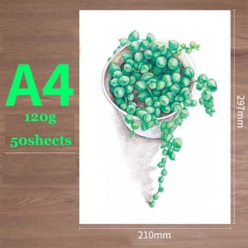 Papier Kraft Blanc A3 A4 DIY 50pcs Épaisseur 120g 185g 240g 300g