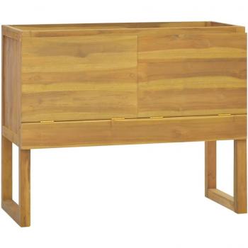 Bathroom Cabinet 90x40x75.5 cm Solid Wood Teak Vidaxl