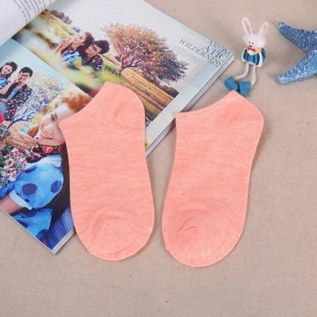 Urgot 5 Pairs Candy Colored Ankle Socks for Women