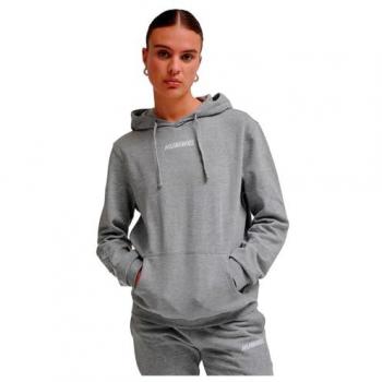 Felpa con cappuccio Hummel Elemental Grey Melange S