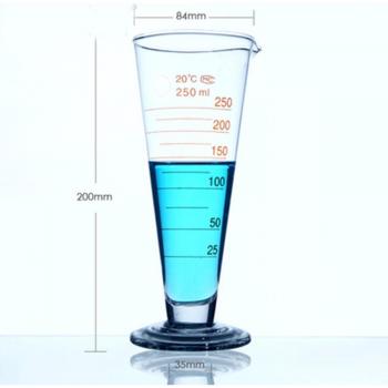 250ml Tapered Glass Measuring Cylinder