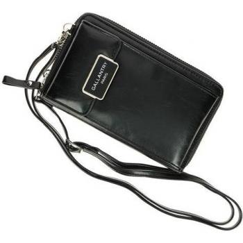 Gallantry, Vintage Umhängetasche, Schwarz