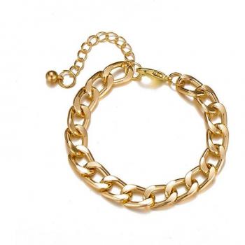 Brazalete Geométrico de Metal Retro para Mujer
