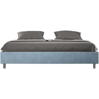Letto Matrimoniale King Size Azzurro Azelia Senza Rete 200x210