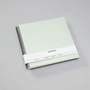 Semikolon Fotoalbum FOTORINGBUCH 34x32 25B Weiß MOSS (10 x 15 cm)