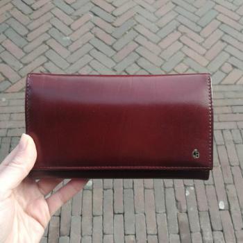 Castelijn en Beerens Portemonnee Dames RFID Leer Bordeauxrood