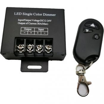 Single Color LED Strip Dimmer 30A with Wireless Remote