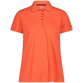 Vivid Orange Short Sleeve Polo for Women – XL