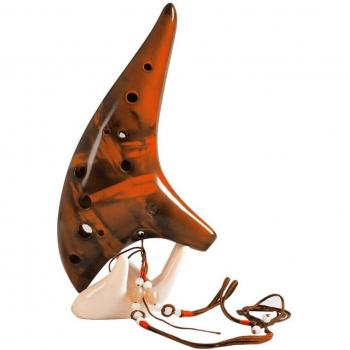 Smoked Ocarina 12 Holes for Beginners