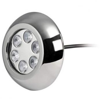 Luce subacquea per carena 6 LED blu