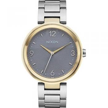 Nixon Damen Edelstahl Quarz Uhr A991-2477-00 „Chameleon“