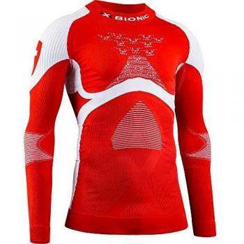 Maglia X-Bionic ML Energy Accumulator 4.0 Patriot manica lunga rossa - M