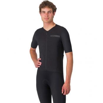 Uniforme deportivo Castelli Premio Evo manga corta, color negro, talla XXL