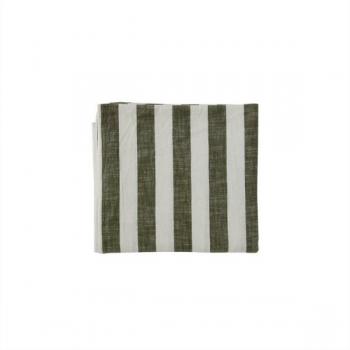 OYOY Nappe rayée 140x260 cm Olive