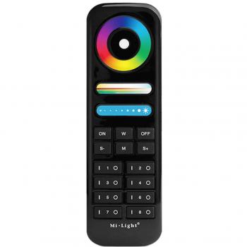 LEDBOX Mando a distancia RGB+CCT 8 zonas negro