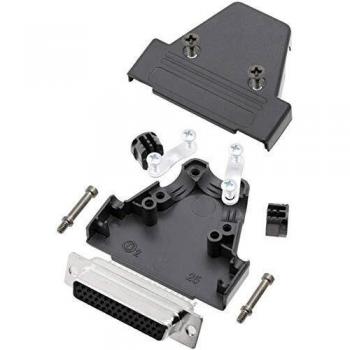 TRU Components Capot SUB-D 44 Pôles TCTRIP25HDS44K Matériau Plastique 180° Noir 1PC(s)