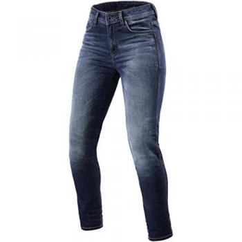 Revit Marley SK Vaqueros de moto para damas - Azul (26)