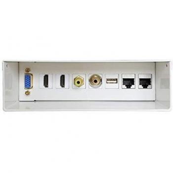 Caja de Conexiones Aisens A127-0340/ VGA - 2x HDMI - Jack 3.5 - RCA - USB - 2x RJ45