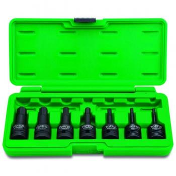 Set bussole esagonali impatto Toptul 1/2 4-12 mm
