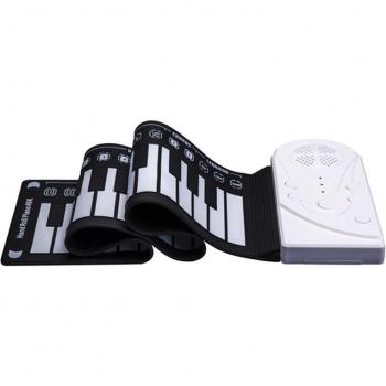 Piano Portátil Electrónico de 49 Teclas con Altavoz Integrado