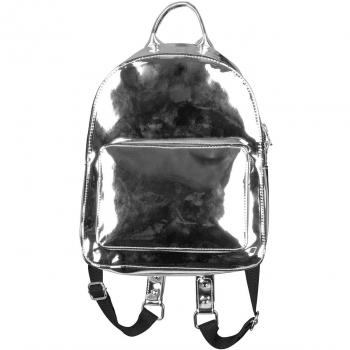 Rucsac Urban Classic Midi Metalic Argintiu