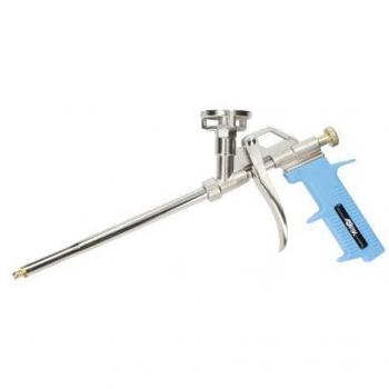 Ferrestock FSKPOL001 : Pistolet mousse PU – Aluminium avec finition nickel