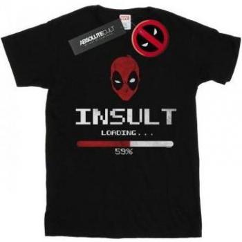 T-shirt in Cotone Marvel Deadpool Insulti