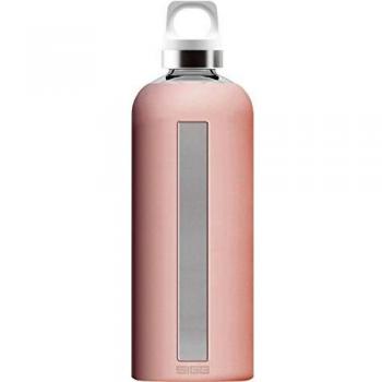 SIGG Star Blush Glas-Trinkflasche mit Silikonhülle