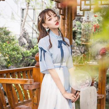 Ropaje Chino Hanfu Medio Manga