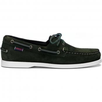 Sebago Docksides® Portland Flesh Out Men, Veloursleder, Dunkelgrün