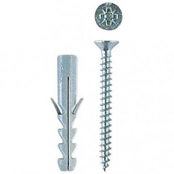 Taco de Nylon con Tornillo 4x3 mm