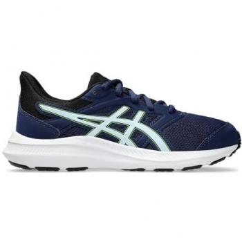 ZAPATILLAS ASICS JOLT 4 GS AZUL EXPANSE GRIS COOL 1014A300-405 RUNNING NIÑO NIÑA