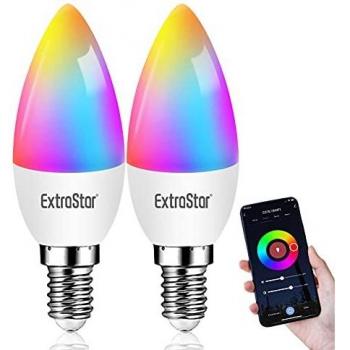 Luce Intelligente EXTRASTAR E14 WiFi 2700k-6500k