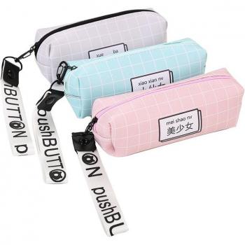 Bolso cosmético para estudiante con cuerda colgante