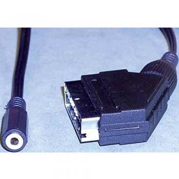 E+P Audio‑Adapter: Scart zu Klinke (schwarz)