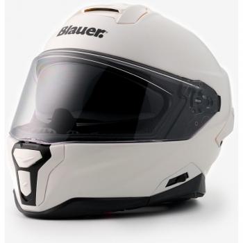 Blauer FF-01 Motorradhelm - Monocolor - Weiß