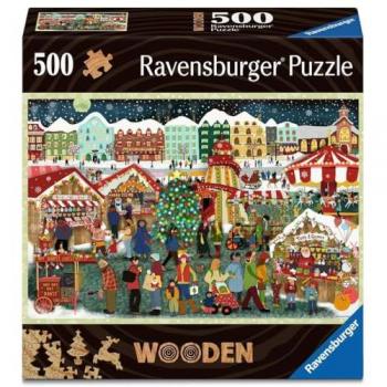 Holzpuzzle Weihnachtsmarkt von Ravensburger