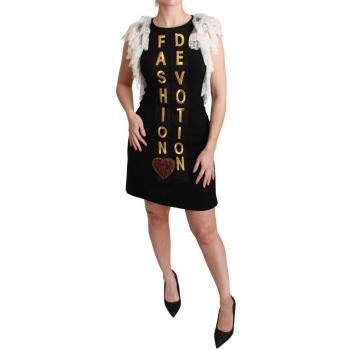 Dolce & Gabbana Elegant Black Fashion Sheath Dress - Size: 2XS