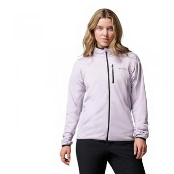 Chaqueta Polar Columbia Essential Grid Fleece Violeta Lavanda Mujer
