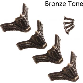 8er Set Vintage Elefanten Schmuckkasten aus Bronze mit Holz und Dekofüßen