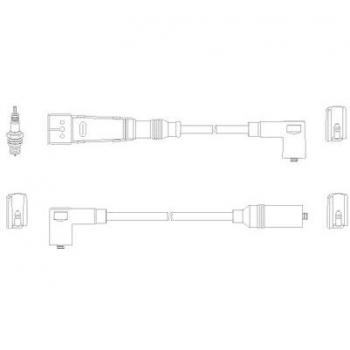 HITACHI 134785 Cavi candele
