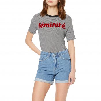 Short en jean Vero Moda Vmnineteen HR Loose Shorts Mix Noos, Bleu