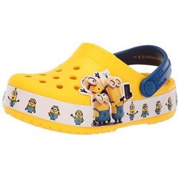 Sabots Mixte Enfant Crocs Fun Lab Minions Multi Clog Jaune 24/25 EU